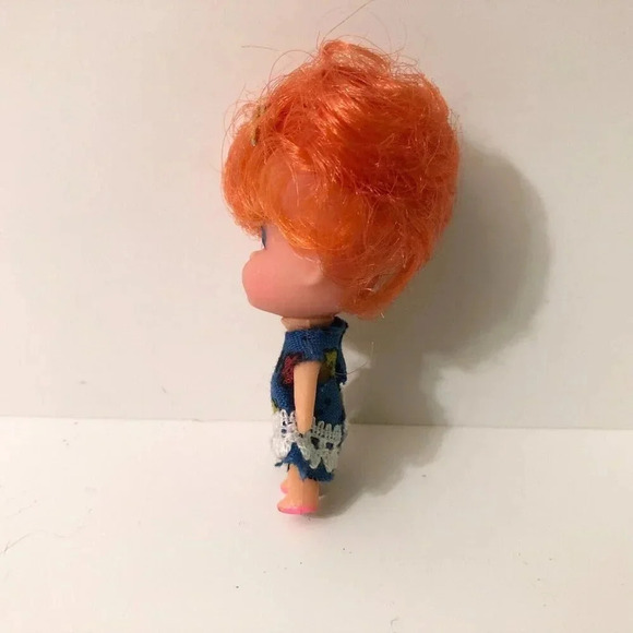 Vintage Liddle Kiddle Clone Doll Necklace Loop 2 Inch  Tall - Picture 3 of 12